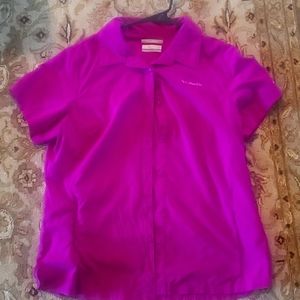 Women's Columbia shirt, purple in Large